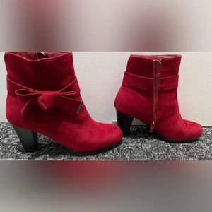 Dark Red Boots - Mysoft Amazon Brand
